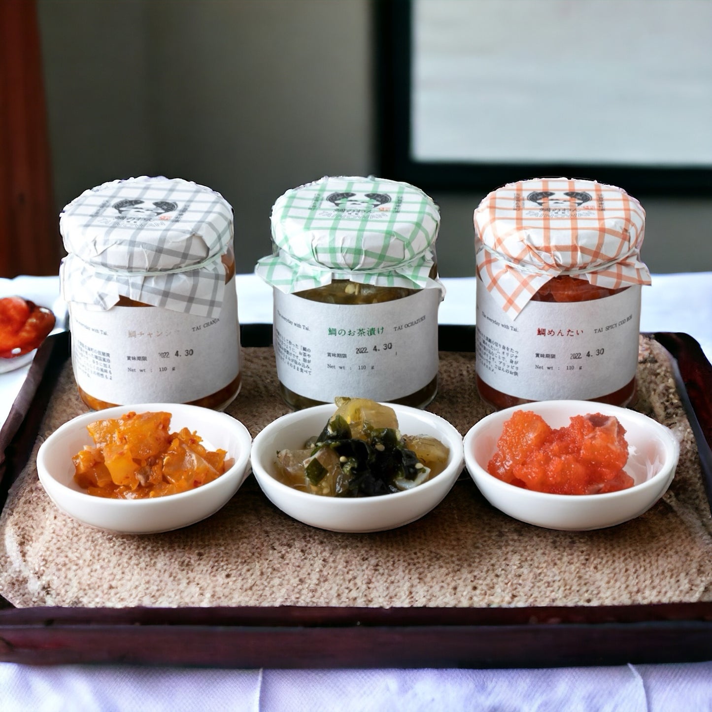 【TBSモニタリングで紹介】鯛のわんよりどり3種セット【送料無料】瓶詰め 110g x 3個『お中元、お歳暮でもらって嬉しい贈り物、誕生日、お祝いのギフトに最適』組み合わせは『10通り』選ぶ事が可能です。また、ギフトボックス有り無しも選べます。